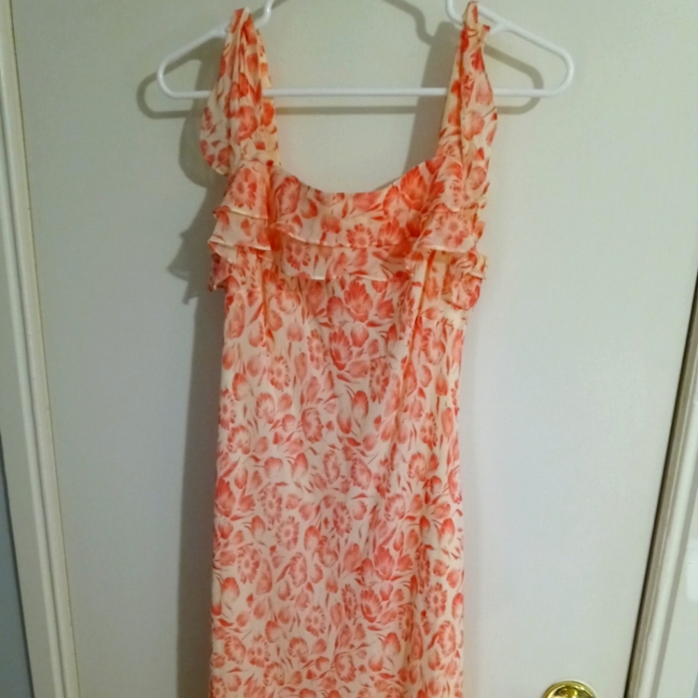 Loft Peach Petite Dress